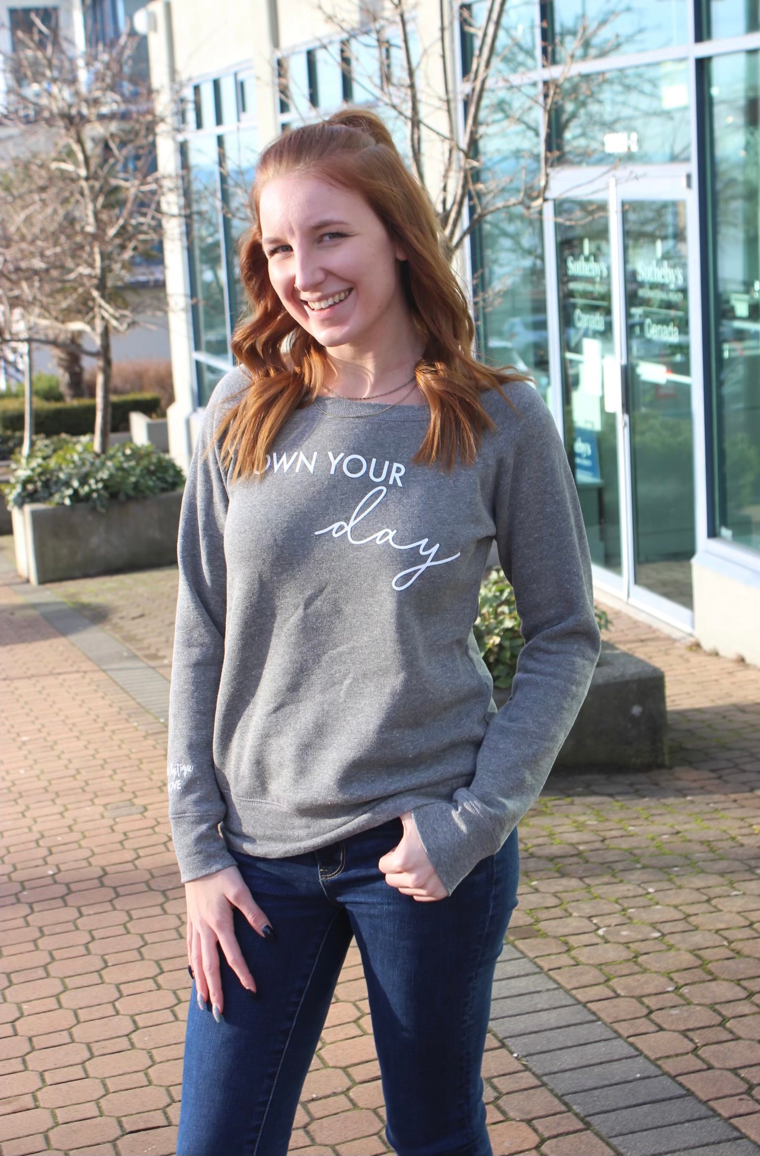 OWN YOUR DAY || Sweat Shirt GREY
