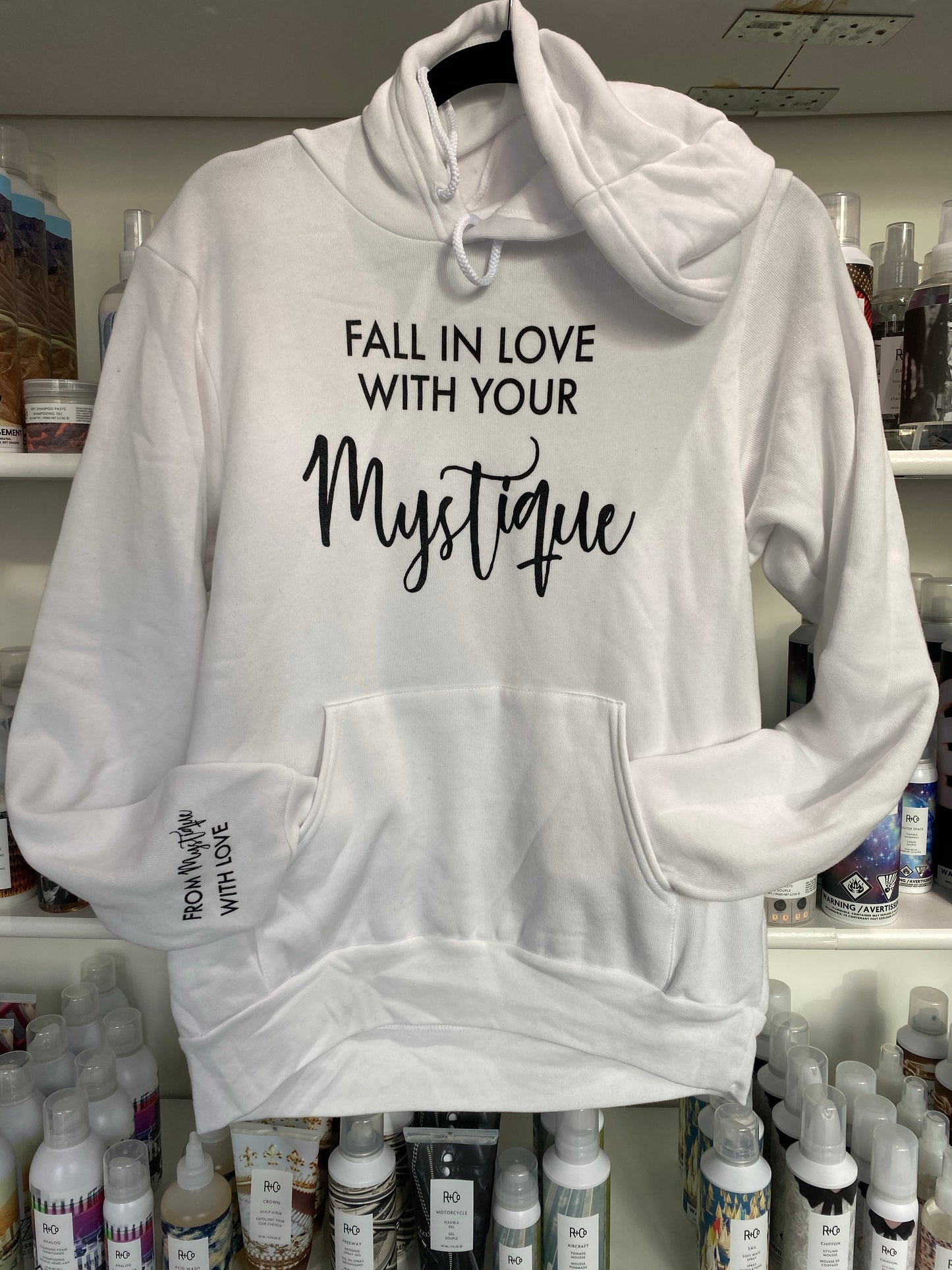 WHITE Hoodie || Fall in Love with your Mystique